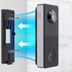 Sonnette Sans Fil Caméra Connectée WiFi 1080p Rechargeable - Gris - SILAMP -Dahuace Boutique 60978289 3