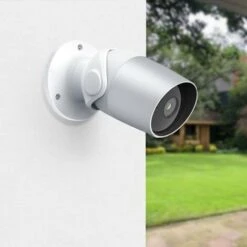 Caméra De Surveillance Extérieure Intelligente WiFi 1080p IP65 - Gris - SILAMP