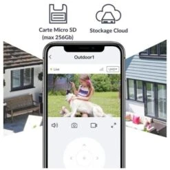 Caméra De Surveillance Extérieure Intelligente WiFi 1080p IP65 - Gris - SILAMP 9 Caméra De Surveillance Extérieure Intelligente WiFi 1080p IP65 - Gris - SILAMP -Dahuace Boutique 60978293 3