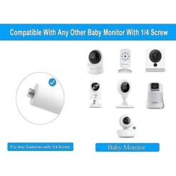 LTS FAFA Support Universel Pour Moniteur De Bébé Pour Moniteur De Moniteur De Bébé(support Gris) (caméra Non Incluse) -Dahuace Boutique 64033427 2