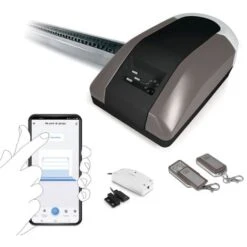 Motorisation Connectée Porte De Garage STRÖMMA 600, Max 75kg, Guidage Par Chaîne -