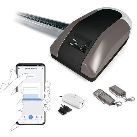 Motorisation Connectée Porte De Garage STRÖMMA 600, Max 75kg, Guidage Par Chaîne - 3 Motorisation Connectée Porte De Garage STRÖMMA 600, Max 75kg, Guidage Par Chaîne -