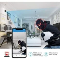 Ensoleillé Caméra Espion Mini Caméra Espion Cachée WiFi Petite Vidéo HD 1080P Vision Nocturne Détection De Mouvement Sécurité Nanny Cam De Surveillance Caméras Secrètes La Maison Intérieure Extérieure -Dahuace Boutique 64686816 3