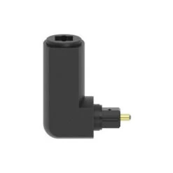 Hama Adaptateur ODT, F. Toslink Mâle - F. Toslink Femel., Doré, 90 ° (00205177)