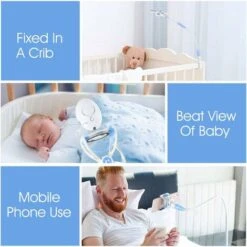 Déstockage Support De Moniteur Pour Bébé, Support De Caméra Universel Réglable Support Caméra Bebe Flexible Support Rotatif Baby Camera Support Convient Pour Moniteurs De Bébé, Téléphone Et Vidéo Cam -Dahuace Boutique 69251208 3