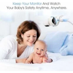 Déstockage Support De Moniteur Pour Bébé, Support De Caméra Universel Réglable Support Caméra Bebe Flexible Support Rotatif Baby Camera Support Convient Pour Moniteurs De Bébé, Téléphone Et Vidéo Cam -Dahuace Boutique 69251208 5
