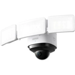 Eufy Security Floodlight Cam 2 Pro, Camera Surveillance WiFi Extérieur, Couverture Panoramique Et Inclinaison à 360 Degrés, 2K, Éclairage Intelligent, Étanche, IA Sur L’Appareil, Sans Frais Mensuels