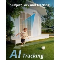 Eufy Security Floodlight Cam 2 Pro, Camera Surveillance WiFi Extérieur, Couverture Panoramique Et Inclinaison à 360 Degrés, 2K, Éclairage Intelligent, Étanche, IA Sur L’Appareil, Sans Frais Mensuels -Dahuace Boutique 70128511 4