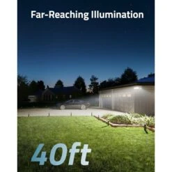 Eufy Security Floodlight Cam 2 Pro, Camera Surveillance WiFi Extérieur, Couverture Panoramique Et Inclinaison à 360 Degrés, 2K, Éclairage Intelligent, Étanche, IA Sur L’Appareil, Sans Frais Mensuels -Dahuace Boutique 70128511 5