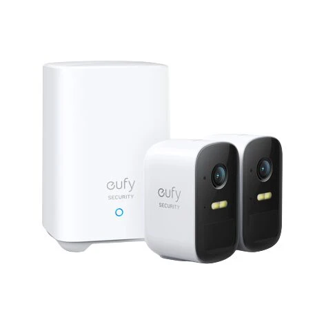 Eufy Security Caméra De Surveillance WiFi Extérieure Sans Fil, EufyCam 2C Base + 2 Caméras, Autonomie De 180j, HD 1080p, Étanchiété IP67, Vision Nocturne, Sans Charges Mensuelles (Stockage Local) 3 Eufy Security Caméra De Surveillance WiFi Extérieure Sans Fil, EufyCam 2C Base + 2 Caméras, Autonomie De 180j, HD 1080p, Étanchiété IP67, Vision Nocturne, Sans Charges Mensuelles (Stockage Local)