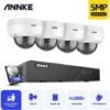 ANNKE 5MP PoE IP ONVIF Système De Caméra De Sécurité DOME 6MP NVR 100 Ft Vision Nocturne Couleur Pour Extérieur Kit De Vidéosurveillance CCTV Intérieur 4 Caméras - Disque Dur 1 To 1 ANNKE 5MP PoE IP ONVIF Système De Caméra De Sécurité DOME 6MP NVR 100 Ft Vision Nocturne Couleur Pour Extérieur Kit De Vidéosurveillance CCTV Intérieur 4 Caméras - Disque Dur 1 To -Dahuace Boutique 74747236 1