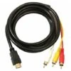 GP HDMI RCA 3 Câble HDMI Vers RCA Convertisseur Adaptateur Câble Cordon émetteur De Transmission à Sens Unique De HDMI 1,5m RCA -Dahuace Boutique 75117336 1