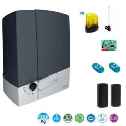 Kit D'automatisation Pour Portail Coulissant CAME Connect BXV 400Kg 24V BXV04AGS - 8K01MS-003
