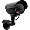 Camera Factice Faux Led Etanche Avec Clignotant Cctv Camera De Surveillance De Securite Red Light Camera Bullet Exterieur Pour Une Utilisation En Interieur Allee Jardin Patio Porche -Dahuace Boutique 77217253 1