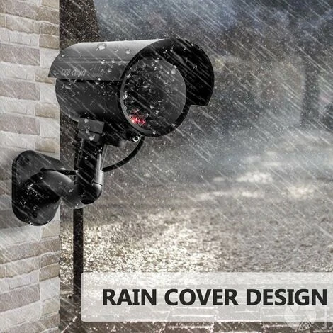 Camera Factice Faux Led Etanche Avec Clignotant Cctv Camera De Surveillance De Securite Red Light Camera Bullet Exterieur Pour Une Utilisation En Interieur Allee Jardin Patio Porche 4 Camera Factice Faux Led Etanche Avec Clignotant Cctv Camera De Surveillance De Securite Red Light Camera Bullet Exterieur Pour Une Utilisation En Interieur Allee Jardin Patio Porche – Image 3