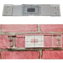 Moniteur De Fissures Portable Grille De Mesure En Plastique Facile à Lire Enregistrement De Surveillance Des Fissures Dans Le Béton Indication Standard Moniteur De Fissures 1pcs -Dahuace Boutique 79334904 5