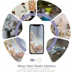 CFGTVB-Mini Camera Espion, Full HD 1080P Caméra Surveillance Voiture Sans Fil Avec Vision Nocturne Et Détection De Mouvement, Spy Cam Micro Camera Pour La Maison Et Le Bureau -Dahuace Boutique 83677773 5