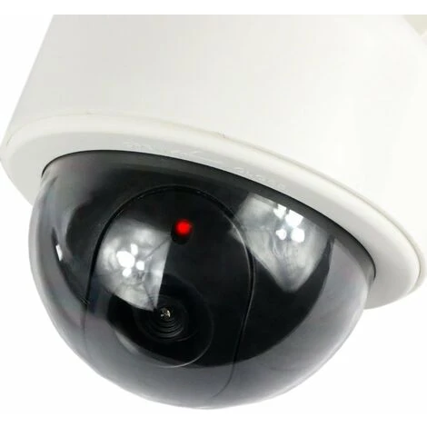 Caméra Factice Avec Objectif Speed Dome Avec Lumière Clignotante étanche Pour L'intérieur Et L'extérieur De Qualité Supérieure 6 Caméra Factice Avec Objectif Speed Dome Avec Lumière Clignotante étanche Pour L'intérieur Et L'extérieur De Qualité Supérieure – Image 4