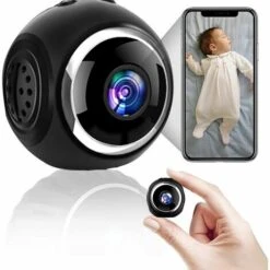 COUCOU Mini Caméras Espion HD 1080p Cachées Sans Fil Avec Vision Nocturne, Détection De Mouvement, Caméra WiFi De Sécurité à Domicile, Caméra De Surveillance Parfaite Pour L'intérieur Et L'extérieur L