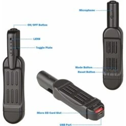 Mini Caméra Espion, Full HD 1080P Petite Caméra Cachée Enregistreur Vidéo Surveillance De Sécurité Portable Caméra De Poche 8 Mini Caméra Espion, Full HD 1080P Petite Caméra Cachée Enregistreur Vidéo Surveillance De Sécurité Portable Caméra De Poche -Dahuace Boutique 87468570 2