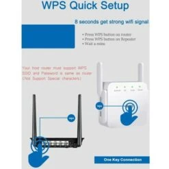 OAAO Répéteur D'amplificateur D'extension WiFi Pour La Maison Et L'extérieur, Super Booster 1200 Mbps (6000 Pieds Carrés), WiFi 2,4 Et 5 GHz Signal WiFi WPS Double Bande Forte Pénétrabilité, Couvertur -Dahuace Boutique 87916284 4