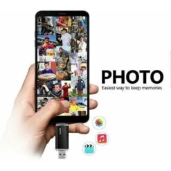 OAAO Clé USB C 64 GO, Bifrost Type-C Clef USB 64 GO 2 En 1 OTG Pen Drive 64GB Mini USB C Flash Drive 64GO Pour Huawei/Oneplus/Xiaomi/Smartphones Doté Type-C Et OTG Activé, Matebook, PC, Tablette. (Noi -Dahuace Boutique 87917355 3