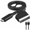 Convertisseur Péritel Vers Hdmi Adaptateur Audio Vidéo Pour Hdtv/dvd/décodeur/ps3/pal/ntsc Starlight Thsinde -Dahuace Boutique 88211991 1