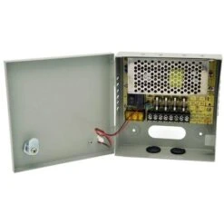 BOITIER RACK ALIMENTATION STABILISÉE 4 CANAUX DE SORTIE DC CCTV CAMERA CONTROL UNIT
