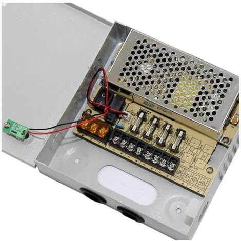 BOITIER RACK ALIMENTATION STABILISÉE 4 CANAUX DE SORTIE DC CCTV CAMERA CONTROL UNIT 6 BOITIER RACK ALIMENTATION STABILISÉE 4 CANAUX DE SORTIE DC CCTV CAMERA CONTROL UNIT – Image 4