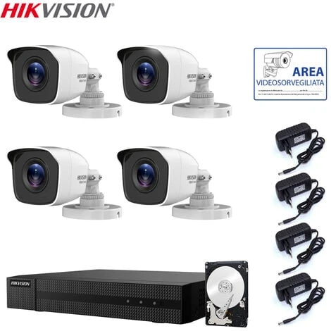 HIKVISION VIDEO SURVEILLANCE KIT DVR 4 CANAUX 4 CAMERAS 4 MPX HD 2 TB 3 HIKVISION VIDEO SURVEILLANCE KIT DVR 4 CANAUX 4 CAMERAS 4 MPX HD 2 TB