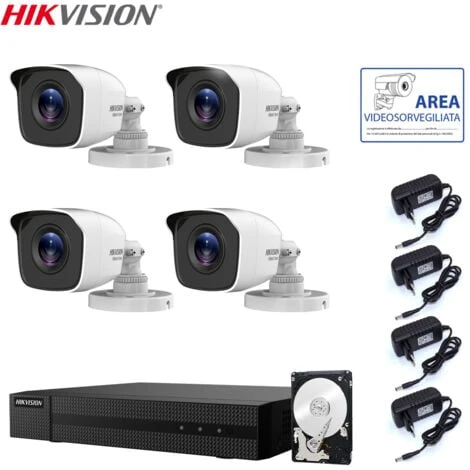 HIKVISION VIDEO SURVEILLANCE KIT DVR 4 CANAUX 4 CAMERAS 4 MPX HD 2 TB 4 HIKVISION VIDEO SURVEILLANCE KIT DVR 4 CANAUX 4 CAMERAS 4 MPX HD 2 TB – Image 2