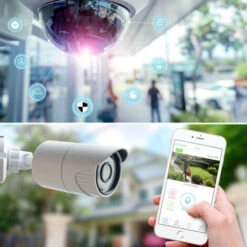 KIT DE SURVEILLANCE VIDÉO SANS FIL FULL WIFI HD IP 8 CAMÉRAS NVR LAN REMOTE 3G 1 TB -Dahuace Boutique 89576355 4