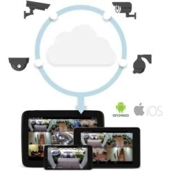 DAHUA DVR VIDEO SURVEILLANCE KIT 4 CANAUX 4 CAMERAS 2 MPX HD 1 TB -Dahuace Boutique 89576472 4