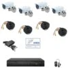 KIT DE SURVEILLANCE VIDÉO AHD IP CLOUD DVR 4 CANAUX 4 CAMÉRAS HD IR 2 MPX COMPLET -Dahuace Boutique 89576688 1