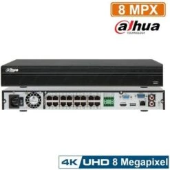 DAHUA NVR 16 CANAUX POE 4K 8 Mp ONVIF NVR4216-16P-4KS2 H265 200Mbps 2 HDD HDMI