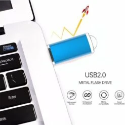 Lot De 2 Cle USB 64 Go Cléf USB 2.0 Flash Drive Stockage Disque Mémoire Stick Avec Cordes (Bleu/Violet 64GB) -Dahuace Boutique 89979313 4