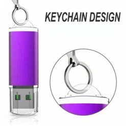 Lot De 2 Cle USB 64 Go Cléf USB 2.0 Flash Drive Stockage Disque Mémoire Stick Avec Cordes (Bleu/Violet 64GB) -Dahuace Boutique 89979313 5