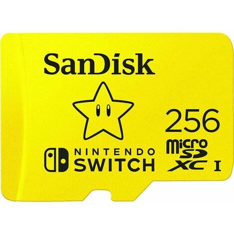 SanDisk Carte MicroSDXC UHS-I Pour Nintendo Switch 256 Go - Produit Sous Licence Nintendo 3 SanDisk Carte MicroSDXC UHS-I Pour Nintendo Switch 256 Go - Produit Sous Licence Nintendo