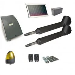 Kit Motorisation Portail Solaire Ducati Home Automation SW3000 T SOLAR - Pour Portail à 2 Battants, 2.2m 200kg Max Chaque Vantail