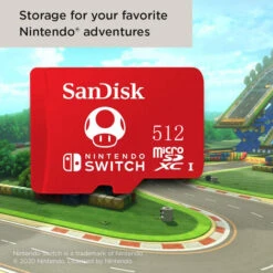 SanDisk 512 Go Carte MicroSDXC UHS-I Pour Nintendo Switch - Produit Sous Licence Nintendo -Dahuace Boutique 91709133 2