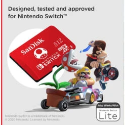 SanDisk 512 Go Carte MicroSDXC UHS-I Pour Nintendo Switch - Produit Sous Licence Nintendo -Dahuace Boutique 91709133 3