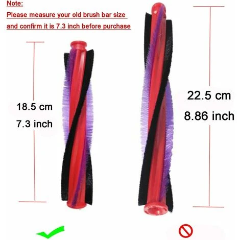 FlkwoH 185mm Brosse Rouleau Pour Dyson V6 DC59 DC62 SV03 SV07 Kit De Rechange, Remplace Filtres Pièces Accessoires Pour Dyson Aspirateur(1 Rouleau De Brosse 185mm, 3 Filtre Hepa Et 1 Outil De Nettoyag 6 FlkwoH 185mm Brosse Rouleau Pour Dyson V6 DC59 DC62 SV03 SV07 Kit De Rechange, Remplace Filtres Pièces Accessoires Pour Dyson Aspirateur(1 Rouleau De Brosse 185mm, 3 Filtre Hepa Et 1 Outil De Nettoyag – Image 4