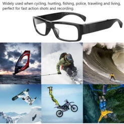 Enregistrement Vidéo Mini Caméra Lunettes De Soleil Protection Polarisée Verres De Sécurité Design Sportif -Dahuace Boutique 92440540 4