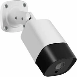 ELLE Camera PoE Super Haute Definition 5MP Camera De Securite Interieure Exterieure Surveillance Video IR Vision Nocturne Detection De Mouvement Acces A Distance, Modele:Blanc