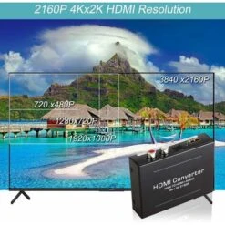 Convertisseur HDMI Vers HDMI + AUDIO + SPDIF + R/L HD 4K 30Hz Pour Home Cinéma-962.5cm -Dahuace Boutique 92628436 4