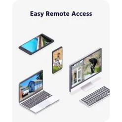 ANNKE Système De Caméra De Vidéosurveillance 8 Canaux Ultra HD 4K H.265 + DVR Et Caméras 4 × 5MP HD Résistantes Aux Intempéries Avec EXIR LED IR Night Vision - Avec Disque Dur De 1 To -Dahuace Boutique 93430182 3