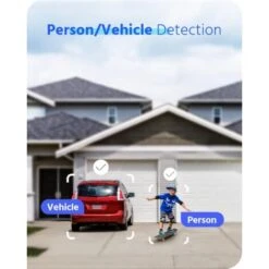 ANNKE Système De Caméra De Vidéosurveillance 8 Canaux Ultra HD 4K H.265 + DVR Et Caméras 4 × 5MP HD Résistantes Aux Intempéries Avec EXIR LED IR Night Vision - Avec Disque Dur De 1 To -Dahuace Boutique 93430182 4
