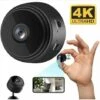Mini Caméra Espion, Securite Camera 4K HD WiFi Résolution Réglable Caméra De Surveillance Avec Vision Nocturne Et Détection De Mouvement Pour Hidden Caméra Interieur/Exterieur (noir) 1 Mini Caméra Espion, Securite Camera 4K HD WiFi Résolution Réglable Caméra De Surveillance Avec Vision Nocturne Et Détection De Mouvement Pour Hidden Caméra Interieur/Exterieur (noir) -Dahuace Boutique 94035715 1