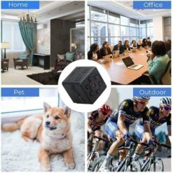 Mini Caméra Espion , HD 1080P Caméra Petite De Surveillance Portable, Micro Caméra Cachée Avec Détection De Mouvement Et Vision Nocturne Infrarouge, Pour L'intérieur Et L'extérieur -Dahuace Boutique 94538718 4