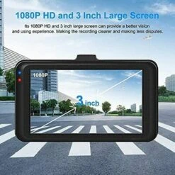 Dash Cam, Conduite Enregistreur DVR Caméra, Voiture Tableau De Bord Caméra Enregistreur, 3 Pouces Écran, 170 ° Grand Angle, Full HD 1080P DRIVE -Dahuace Boutique 95442674 5